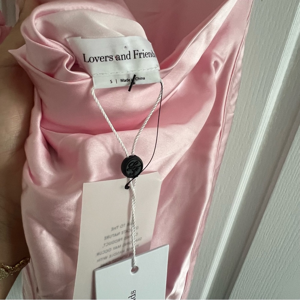 Lovers and Friends Mariam Mini Dress in Light Pink size Small NEW! New with tags - Picture 9 of 10